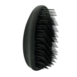 PARSA Beauty Professional Detangling Miracle Without Handle (Black) - Detangling Brush for Any Hair - No Pull Hair Brush - Anti-Static Hair Brush with 4 Stage Bristle Arrangement - Detangler