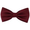 TigerTie Pre-Tied Bow Tie in Plain Colour + Gift Box