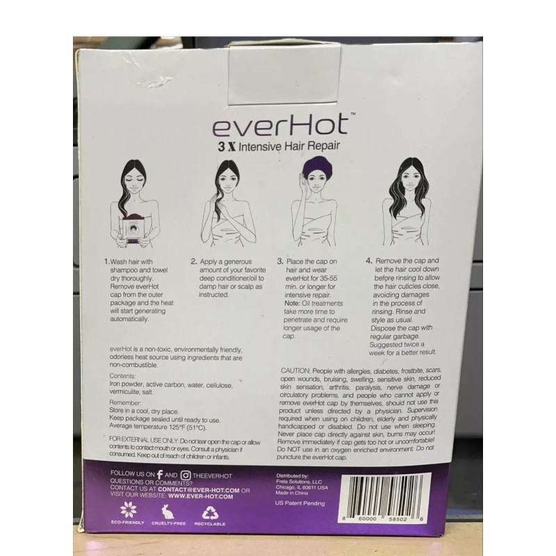 EVERHOT INSTANT HEAT THERMAL 3 Cap new