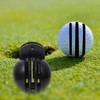 Golf Triple Lines Clip,Double-Sided Golf Ball Alignment Tool for Straight