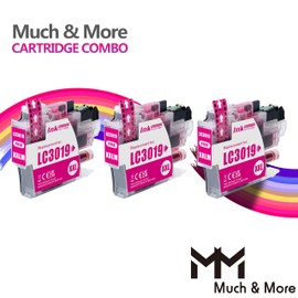 MM MUCH & MORE Compatible LC3019XXL Ink Cartridge Replacement for Brother LC3019XXL LC-3019 LC-3019 XXL LC-3017 to Used for MFC-J5330DW MFC-J6530DW MFC-J6730DW MFC-J6930DW Printers (3-Magenta)