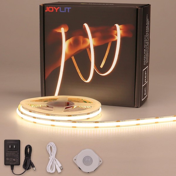 JOYLIT Motion Sensor LED Light Strip 4000K Natural White 16.4FT