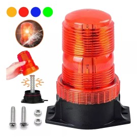 PUNKZZ Torreta Led Ambar 30led Estrobo Para Montacargas Universal