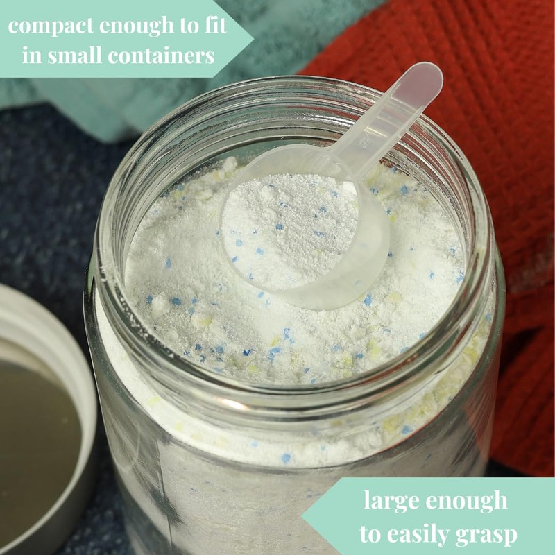 4 Pack – 2 Tablespoon Plastic Measuring Scoop – 1/8