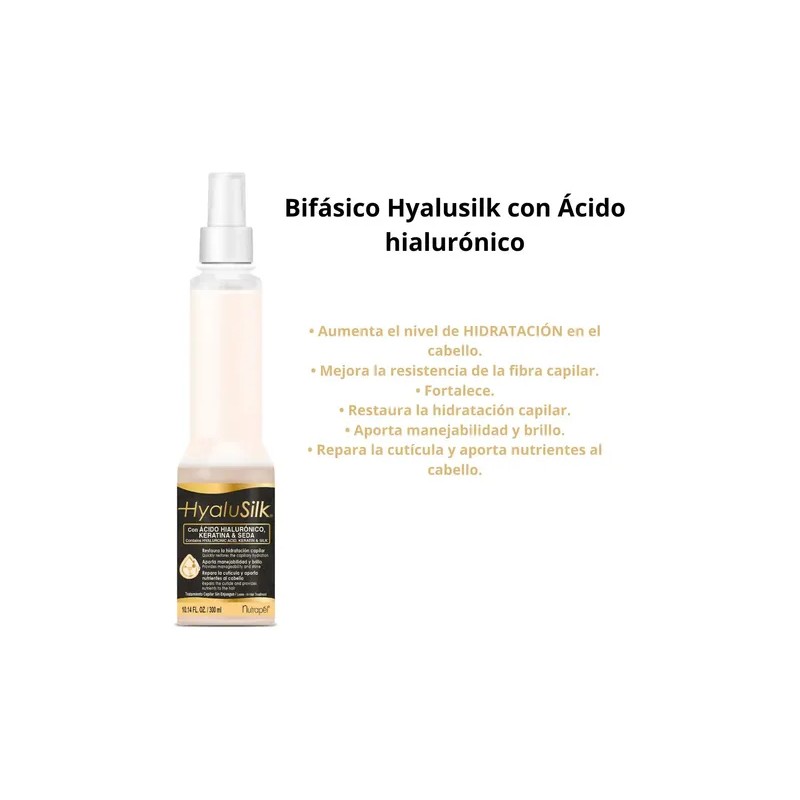 Nutrapel Hyalusilk Ácido Hialurónico Shampoo Bifásico