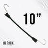 Boxer 10" EPDM Rubber Bungee Cords Heavy Duty Outdoor with