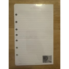 Day-Timer ACCO Day-Timer Organizer Accessory Pink Ribbon Floral Note Pad Size 4, 5 ½”x8 ½”