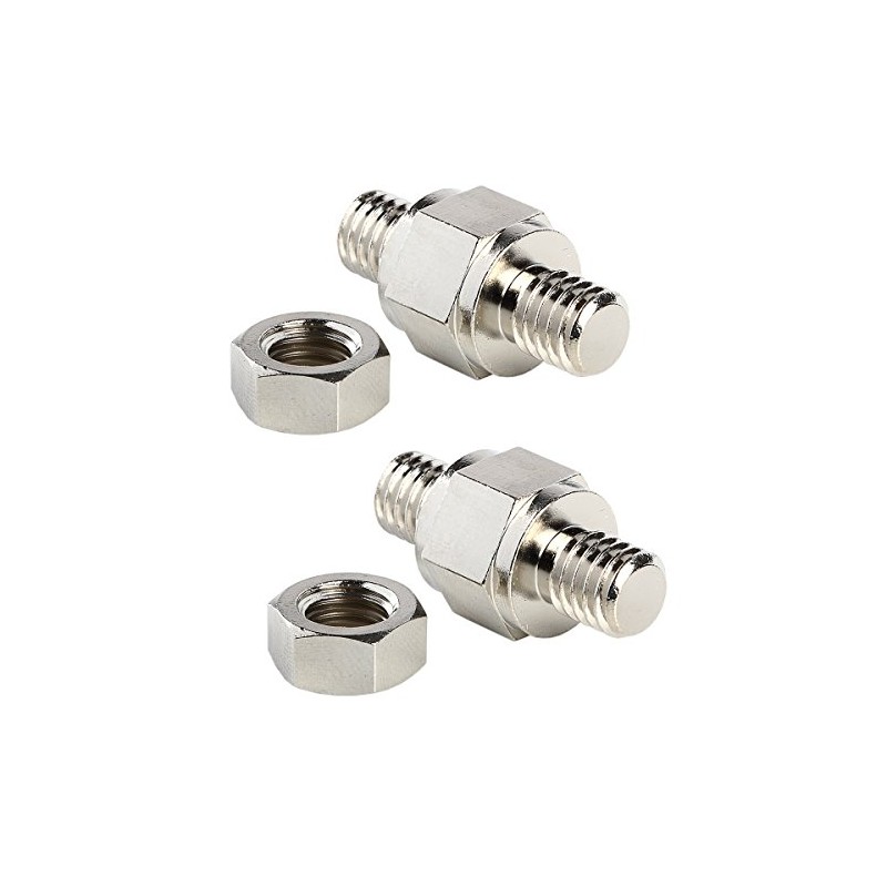 2pcs Standard Side Post Battery Terminal 3/8 16 Stud Extender