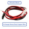 Karier 3Pin CB Radio Power Cord Cable with Stripped Ends