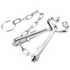 Zerodis Incubators and Accessories, Cattle Bovine Clip with Chain Pulling