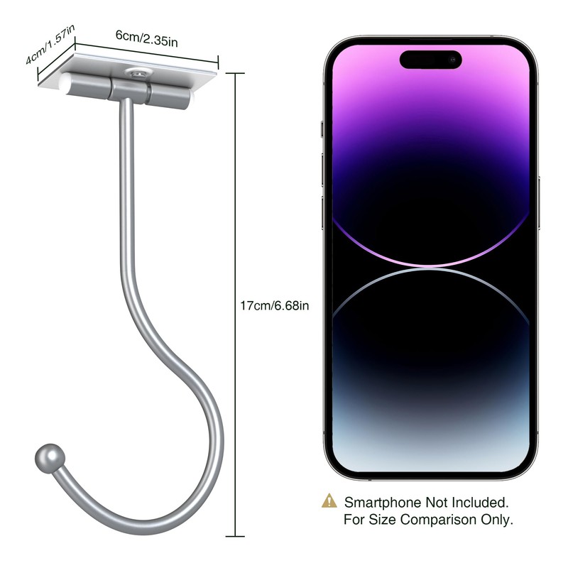 Josmimic Modern Banana Hanger Hook Under Cabinet: Adhesive Banana Holder