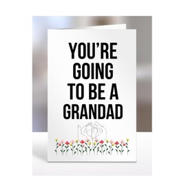 Pregnancy Announcement Card, You're going to be (a grandad A5-61-7)