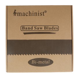 Imachinist S96341014 M42 96" X 3/4" X 10/14tpi Bi-metal Band Saw Blades for Cutting Metal