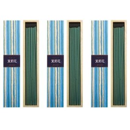 Nihon Kado Kayuragi Makirika (Mashika Jasmine) Sticks, 40 Sticks, 3 Box Set