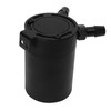 2 Port Oil Catch Can with Drain Valve 300ml Aluminum
