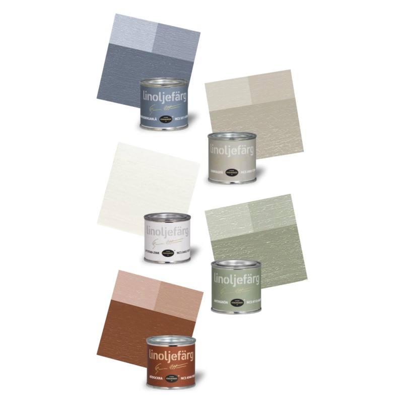 Ottosson Färgmakeri - Modern Minimalist- Linseed Oil Paint Set (Sample