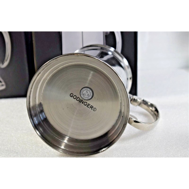 Godinger Beer Tanker Mug Stainless Steel Double Walled by Godinger
