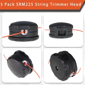labwork 5 Pack SRM225 String Trimmer Head Replacement for Echo Speed Feed 400 SRM-230 SRM-210 SRM2100 Weed Eater Replacement for Shiandaiwa T195S T220 T222 T230