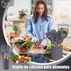 Juego de Utensilios de Cocina de Silicona, Conjunto de Utensilios
