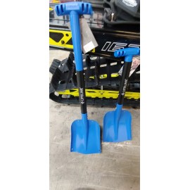 Life Line 2 Blue Aluminum Collapsible Snowmobile Shovel Polaris Yamaha SkiDoo Arctic Cat