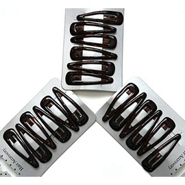 18 x Tort Sleepy Clips/ Snap Clips/ Hair Clips - School Colours