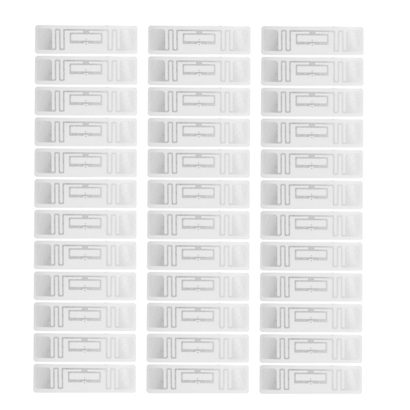 100pcs UHF RFID Labels 860‑960MHz UR108 Chip Reusable Electronic Tag