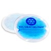EverOne Round Reusable Gel Ice Pack with Cloth Backing for