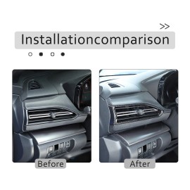 momocar Carbon Fiber Look Side Air Vent Outlet Cover Trim For Subaru WRX STI 2022 2023