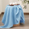 PHF 100% Cotton Waffle Weave Throw Blanket, Soft Lightweight Breathable