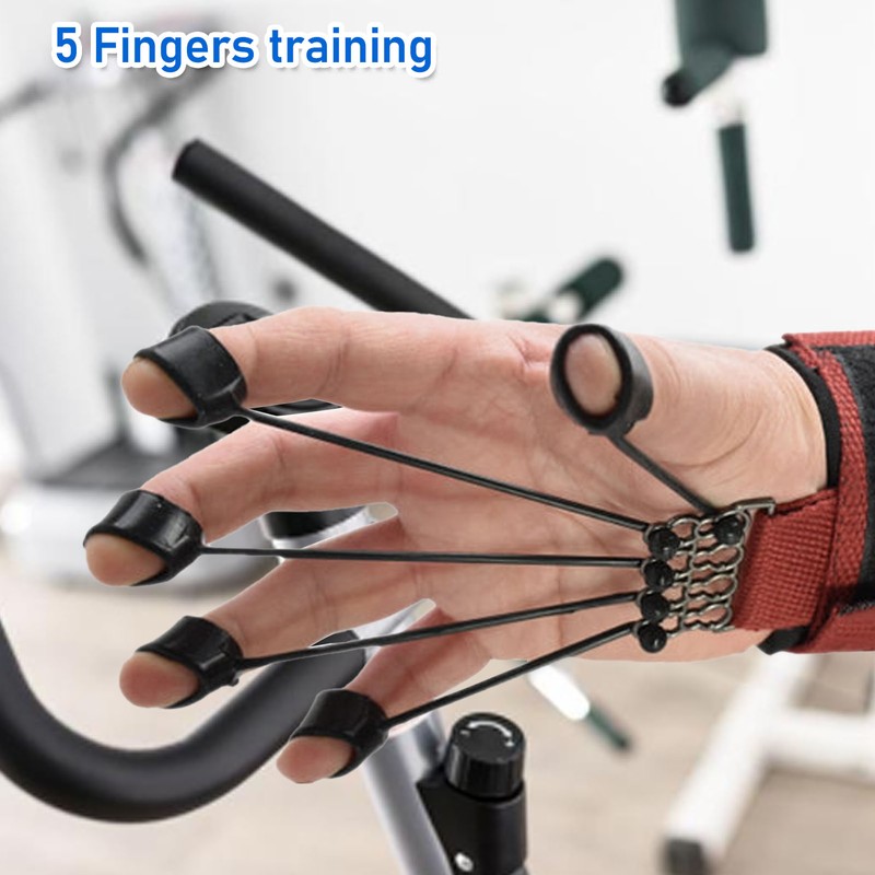 Finger Strengthener Improve Flexibility Hand Grip Strength Trainer with 5