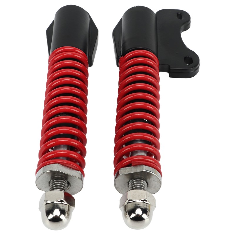 Scooter Shock Absorber Stainless Steel Spring Black Red Safe Stable