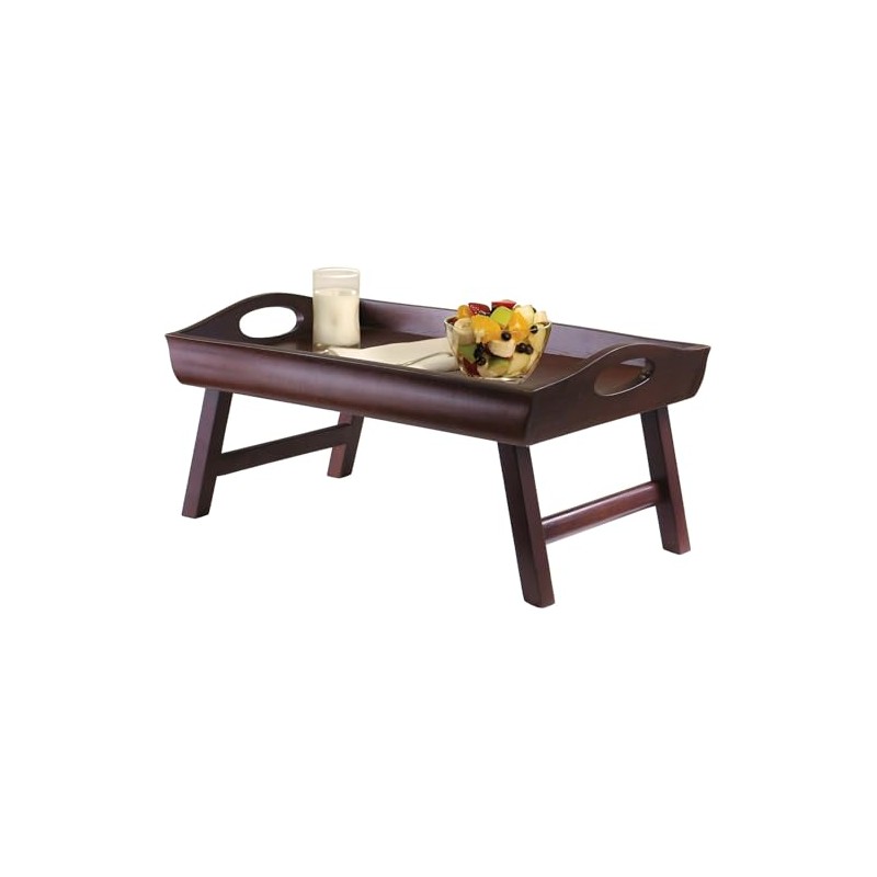 Winsome Wood Sedona Bed Tray, Antique Walnut