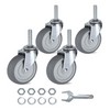 Finnhomy Caster Wheels 3 Inch Set of 4 Heavy Duty