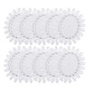 Set of 10 Nail Color Chart (Oval, Clear)