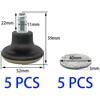 5 PCS Fixed Stationary Castors,Glide Office Chair Wheels For Replacement