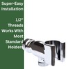 High Sierra® - Solid Metal Handheld Shower Head Holder -