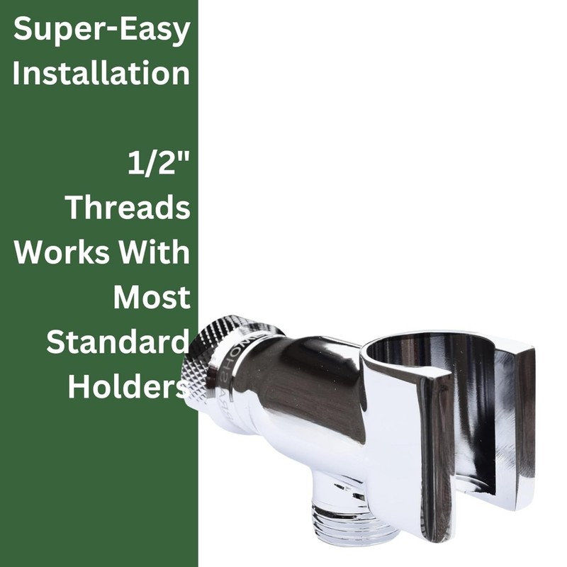 High Sierra® - Solid Metal Handheld Shower Head Holder -