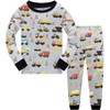 QHKEPW Boys Pyjamas Digger Tractor 1-2 Years Kids Toddler Pjs