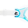 CRESSI Clear Eyes Swim Goggles, White/Aquamarine, Clear lens