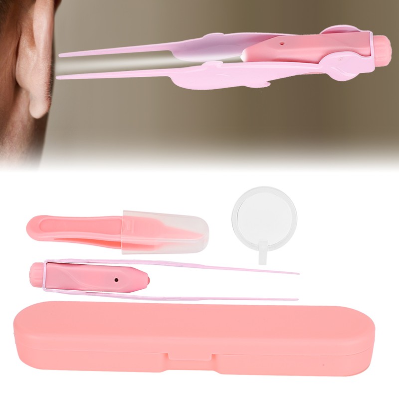 Ear Cleaning Tool Set USB Rechargeable Ear Cleaner Tweezers with