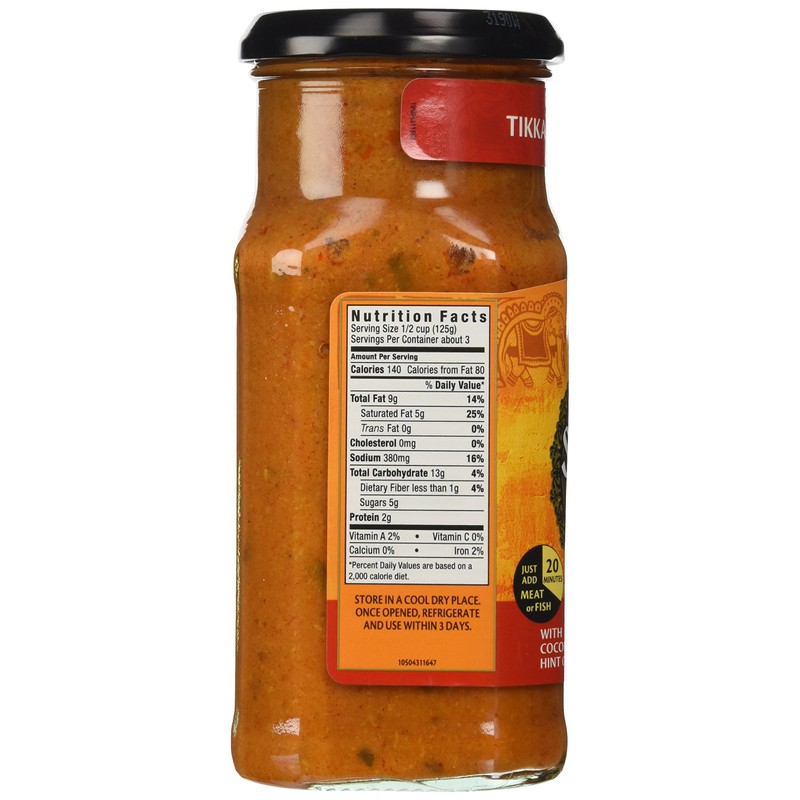Sharwoods Sharwood's Tikka Masala Curry Sauce 14.8oz (420g)