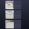 Trash Can 12L Smart Sensor Stable Dealing Cover Simple Style