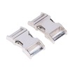 4Pcs Side Release Buckle 25x47mm Zinc Alloy Glossy Durable Wide