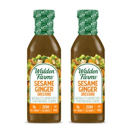 Walden Farms Salad Dressings (12 Fl Oz (Pack of 2), Sesame Ginger)