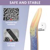 Skateboard Wall Mount, Skateboard Accessories Metal with Mounting Accessories, Skateboard