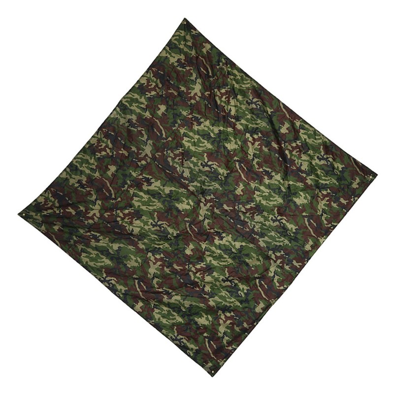 Camouflage Outdoor Portable Lightweight Rainproof Mat RainTent Tarp Shelter (3*2.9m)