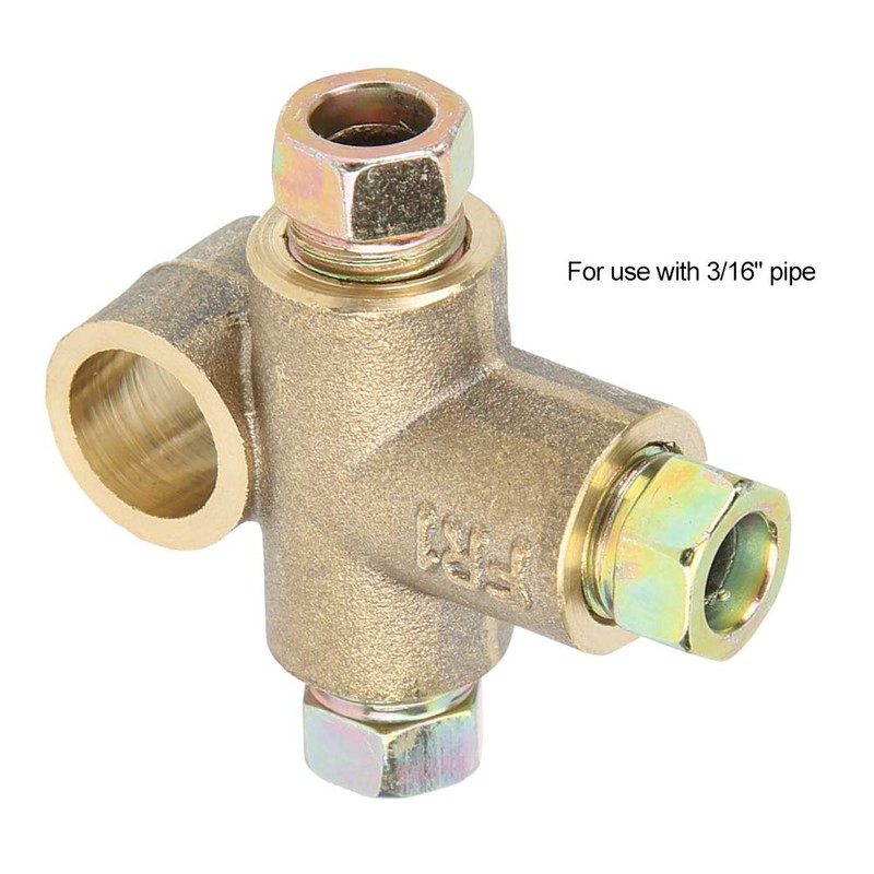 for 3/16 Brake line tee Senyar Car Brake Tee, 3