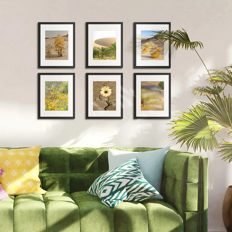 Upsimples 11X14 Picture Frame Set Of 5, Display Pictures 8X10