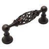 Cosmas 5 Pack 1749-96ORB Oil Rubbed Bronze Birdcage Cabinet Hardware Handle Pull - 3-3/4" (96mm) Hole Centers