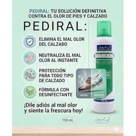Desodorante Calzado Elimina Mal Olor Pediral